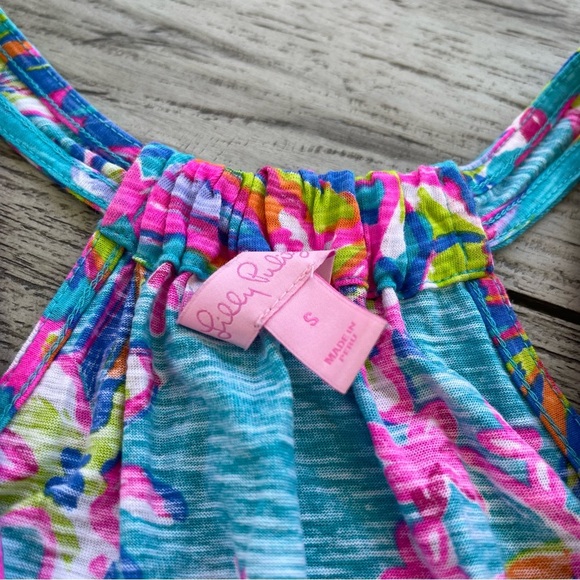 Lilly Pulitzer Minka Trapeze Tank Top Womens Size Small - Picture 2 of 7